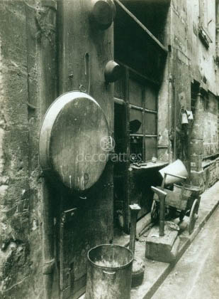 Comercio de chatarra, Eugene Atget, Paris 1912