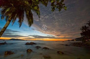 Dawn at Patong beach, Tailandia