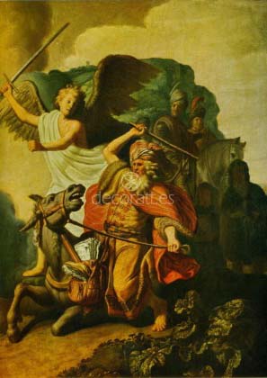 El angel y el profeta Balaam