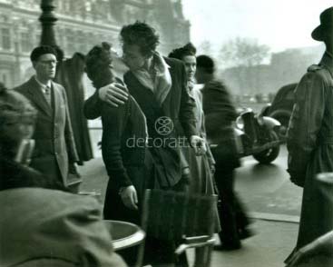 El beso del Hotel de Ville, Robert Doisneau, Paris, 1950