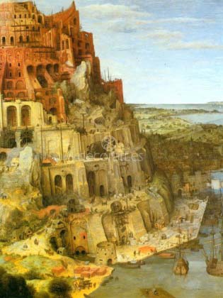 La construccion de la Torre de Babel (Detalle)