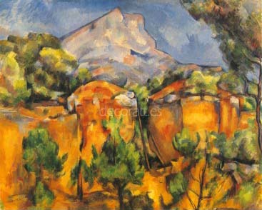La montaña Sainte-Victore, vista desde la cantera de Bibemus