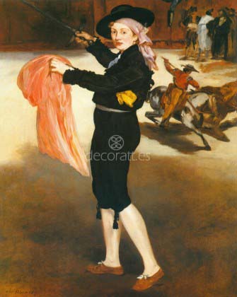 Mademoiselle Victorine en traje de torero