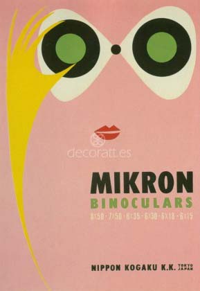 Mikron Binoculars, Japon 1955
