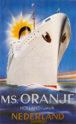 MS. Orange, Amsterdam, 1939