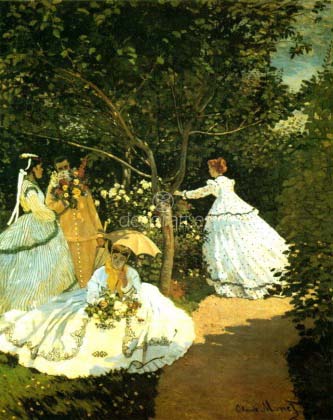 Mujeres en el jardin
