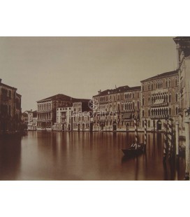 Palacios Foscari, Giustinian and Rezzonico, Venecia. Carlo Naya. 1875