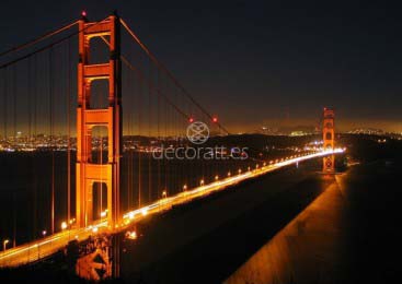 Puente Golden Gate de noche, California