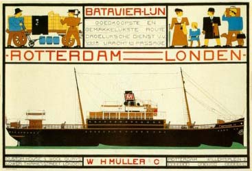 Rotterdam - Londres, Paises Bajos, 1915