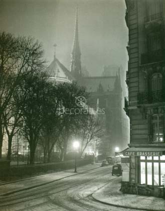 Rue du Cloitre Notre Dame, Paris, 1953