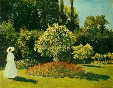 Señorita en el jardin (Sainte Adresse)