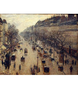 The Boulevard Montmartre on a Winte Morning