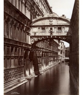 Venezia Ponte de sospiri Carlo Naya(1816-1882)