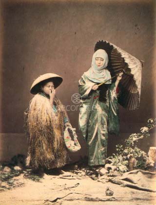 Anonimo, Mujer y chico, 1890