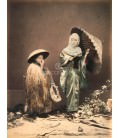Anonimo, Mujer y chico, 1890