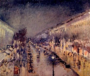 Boulevard Montmartre la nuit