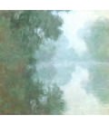 Bras de la Seine pres de Giverny, brouillard